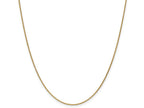 FJC Finejewelers 18 kt Yellow Gold 1.15mm Bright Cut Cable Chain