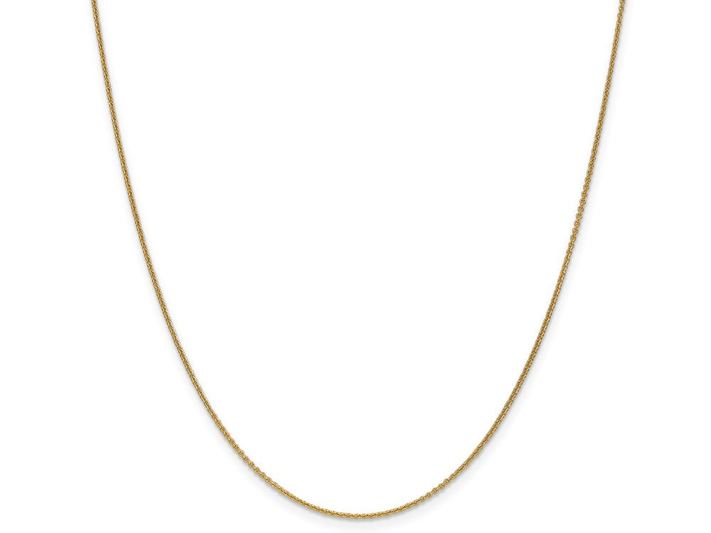 FJC Finejewelers 18 kt Yellow Gold 1.15mm Bright Cut Cable Chain