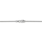 FJC Finejewelers 18k White Gold 1.15mm Solid Bright Cut Cable Chain