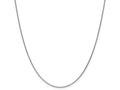 FJC Finejewelers 18k White Gold 1.15mm Solid Bright Cut Cable Chain