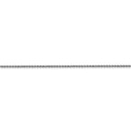 FJC Finejewelers 18k White Gold 1.15mm Solid Bright Cut Cable Chain
