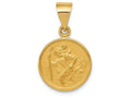 FJC Finejewelers 18k Yellow Gold Saint Christopher Medal Charm
