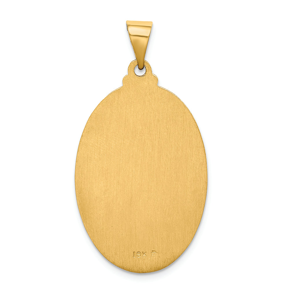 FJC Finejewelers 18k Yellow Gold Saint Christopher Medal Charm