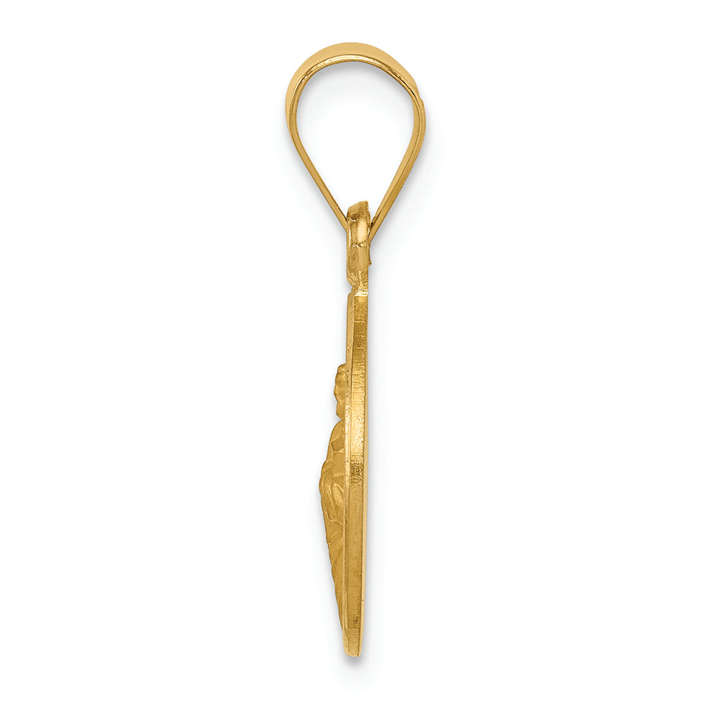 FJC Finejewelers 18k Yellow Gold Saint Jude Medal Charm
