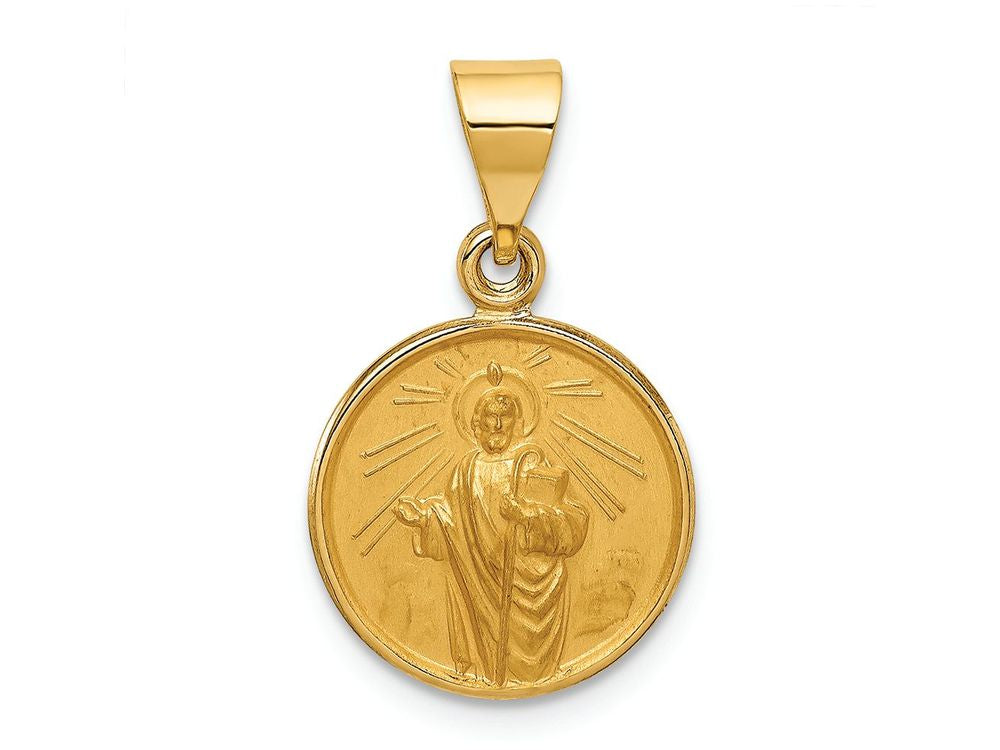FJC Finejewelers 18k Yellow Gold Saint Jude Medal Charm