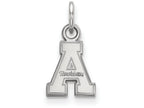 10k White Gold Logoart Appalachian State University Extra Small Pendant