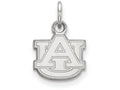 10k White Gold Logoart Auburn University Extra Small Pendant