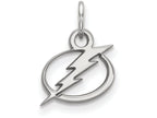 10k White Gold Nhl Logoart Tampa Bay Lightning Extra Small Pendant