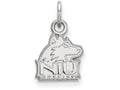 10k White Gold Logoart Northern Illinois University Extra Small Pendant