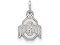 10k White Gold Logoart Ohio State University Extra Small Pendant
