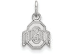 10k White Gold Logoart Ohio State University Extra Small Pendant