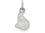 10k White Gold Nhl Logoart Ottawa Senators Extra Small Pendant