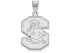 10k White Gold Logoart South Carolina State University Large Pendant
