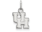 10k White Gold Logoart University Of Houston Extra Small Pendant