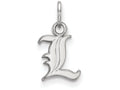 10k White Gold Logoart University Of Louisville Extra Small Pendant
