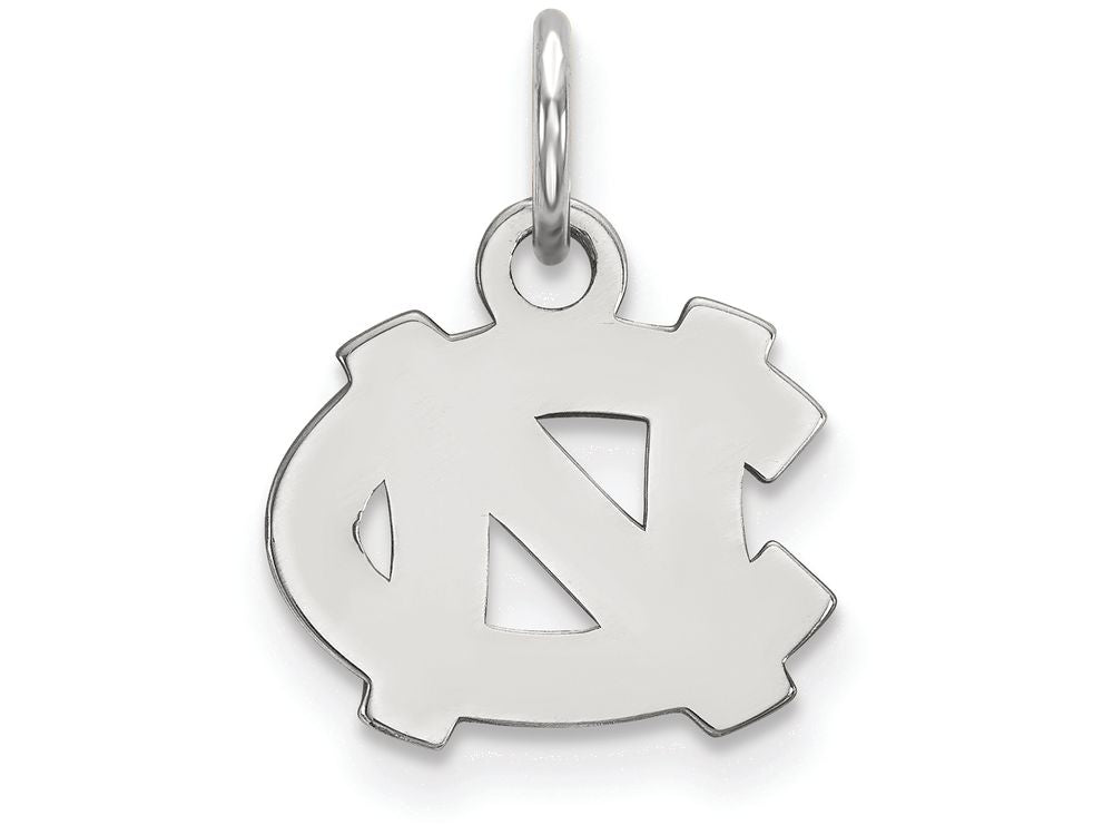 10k White Gold Logoart University Of North Carolina Extra Small Pendant
