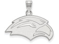 10k White Gold Logoart University Of Southern Mississippi Small Pendant