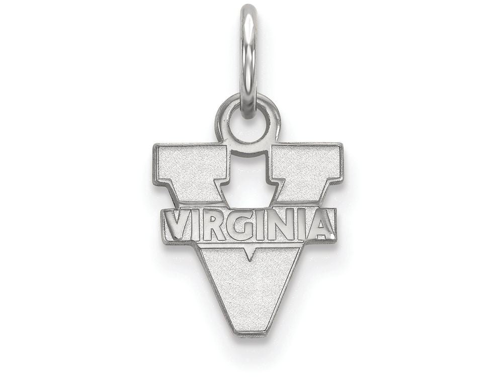 10k White Gold Logoart University Of Virginia Extra Small Pendant