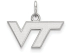 10k White Gold Logoart Virginia Tech Extra Small Pendant