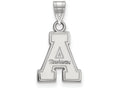 10k White Gold Logoart Appalachian State University Small Pendant