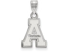 10k White Gold Logoart Appalachian State University Small Pendant