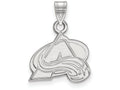 10k White Gold Nhl Logoart Colorado Avalanche Small Pendant