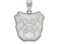 10k White Gold Logoart Butler University Large Pendant