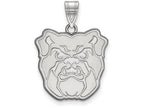 10k White Gold Logoart Butler University Large Pendant