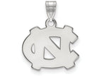 10k White Gold Logoart University Of North Carolina Small Pendant