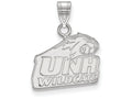 10k White Gold Logoart University Of New Hampshire Small Pendant
