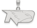 10k White Gold Logoart University Of North Dakota Small Pendant