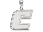 10k White Gold Logoart The University Of Tennessee At Chattanooga Large Pendant