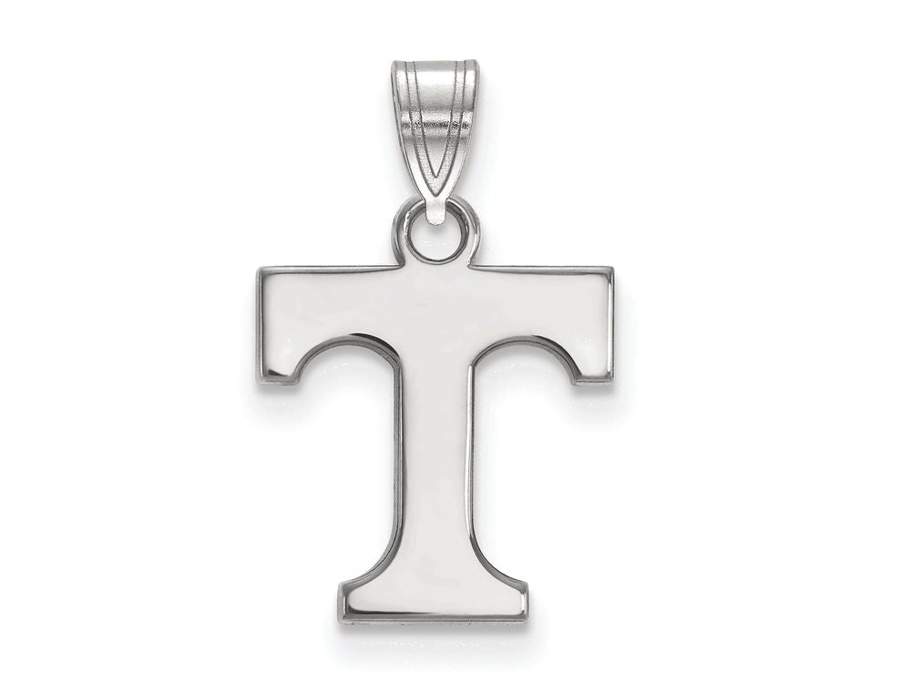 10k White Gold Logoart University Of Tennessee Small Pendant