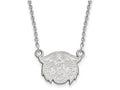 10k White Gold Logoart Villanova University Small Pendant Necklace