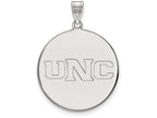 10k White Gold Logoart University Of Northern Colorado Extra Large  Disc Pendant