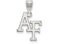 10k White Gold Logoart United States Air Force Academy Medium Pendant