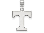 10k White Gold Logoart University Of Tennessee Medium Pendant