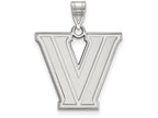 10k White Gold Logoart Villanova University Large Pendant