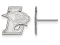 Logoart 10k White Gold Lehigh University Small Post Earrings