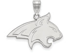 10k White Gold Logoart Montana State University Large Pendant