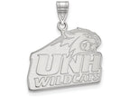 10k White Gold Logoart University Of New Hampshire Large Pendant