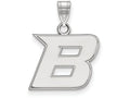 10k White Gold Logoart Boise State University Small Pendant