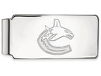 10k White Gold Nhl Logoart Vancouver Canucks Money Clip