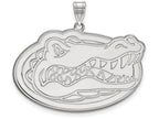 10k White Gold Logoart University Of Florida Extra Large  Pendant