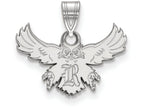 10k White Gold Logoart Rice University Small Pendant