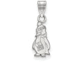 10k White Gold Logoart Youngstown State University Small Pendant