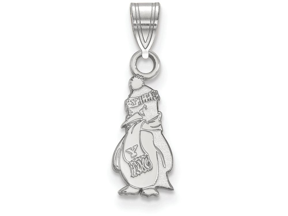 10k White Gold Logoart Youngstown State University Small Pendant