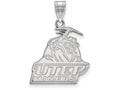 10k White Gold Logoart The University Of Texas At El Paso Large Pendant