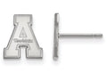 10k White Gold Logoart Appalachian State University Extra Small Post Earrings