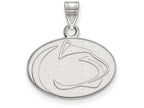 10k White Gold Logoart Penn State University Small Pendant